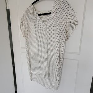 Silky polka dot shirt